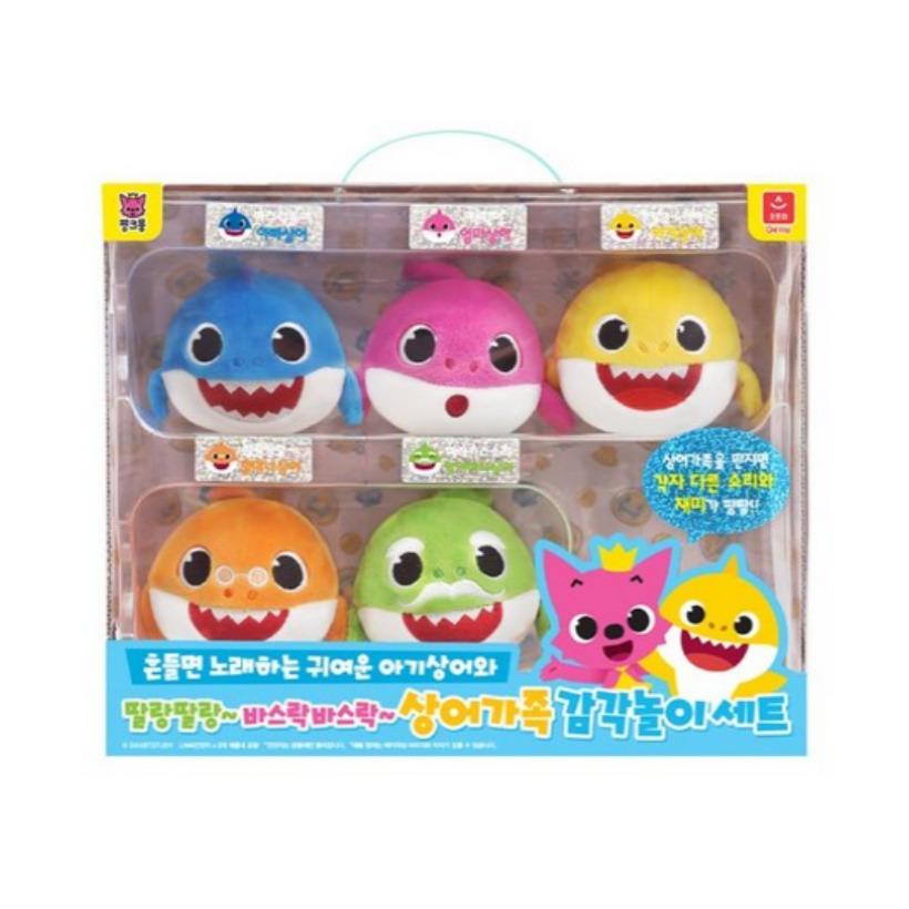 

Сенсорный развивающий набор кукол Pinkfong Baby Shark со звуком Кукла из Кореи