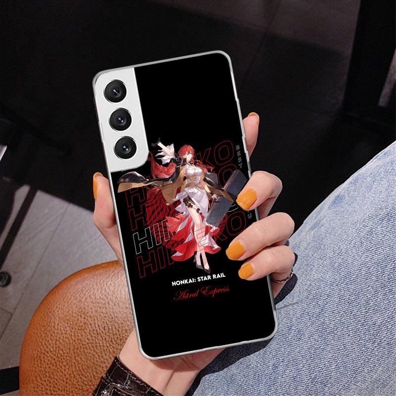 Honkai Star Rail Himeko Phnoe Case for Samsung Galaxy S26 S25 Edge S23 S24 Ultra S22 Plus S21 S20 FE Unique Cover Soft Coque Gal