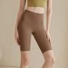 High Waist Butt Lifting Sports Running Cycling Shorts Summer No Camel Toe Yoga Shorts For Women Biker Shorts Tight Fitness Pants