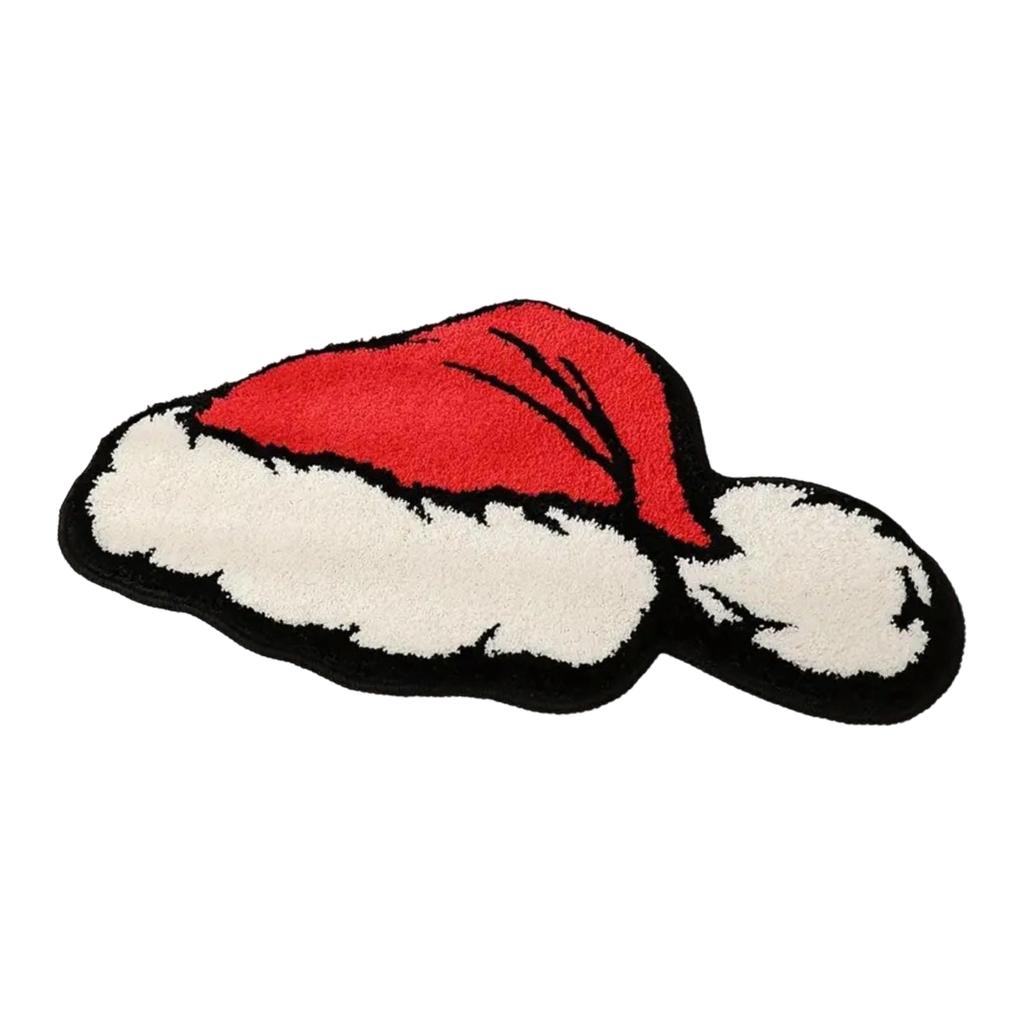 Christmas-themed Faux Cashmere Rug, Doormat, Floor Mat, Decorative Mat For Bathroom, Toilet, And Entryway.