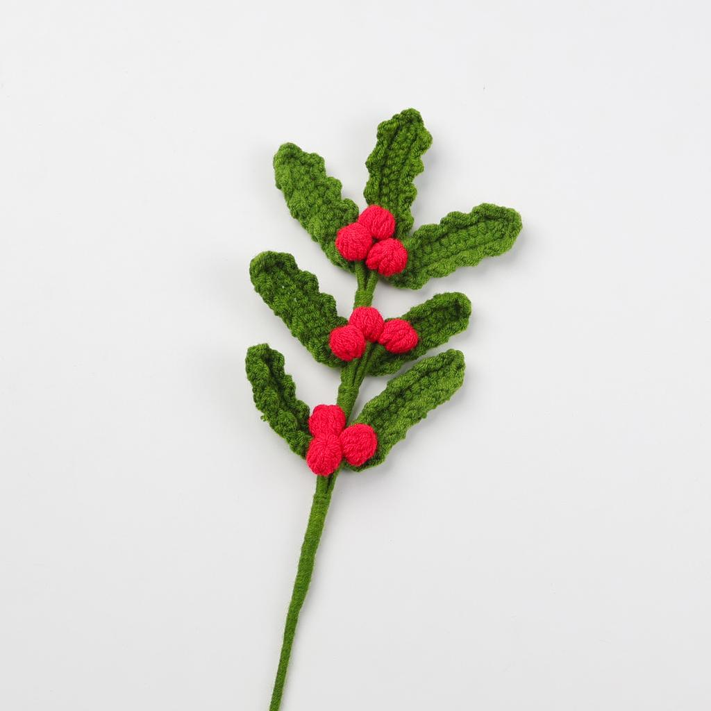 New Christmas Tree Branch Creative Crochet Plant Christmas Home Decoration Gift