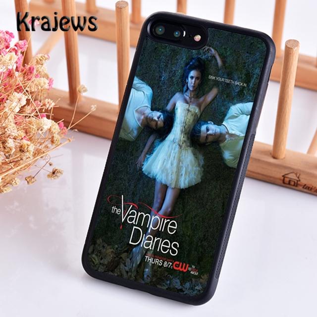 Krajews The Vampire Diaries Printed Phone Case Cover For IPhone 18 17 Air 16 15 14 Plus 11 12 13 Pro Max Coque Fundas