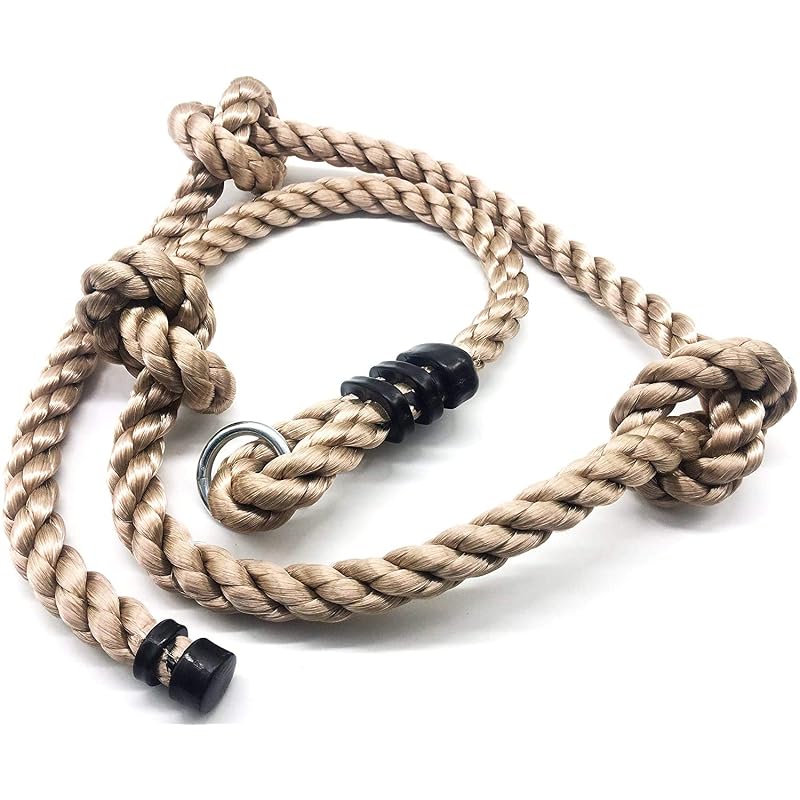 Toyment Indoor/Outdoor Climbing Knot Rope, Outdoor Play Climbing Rope...