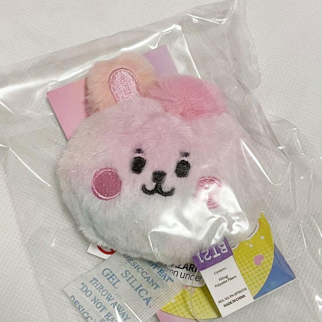 [USED] BT21 Baby Rainbow Flat Face Bag Charm COOKY
