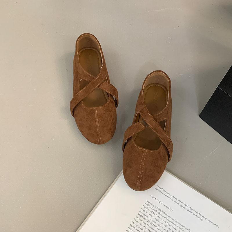 Mode Luxusmode Flache Damen Slipper Damenschuhe Freizeit Schuhe Runde Zehenpartie Damen Mary Janes Flats Lolita Schuhe