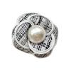 Mobile Phone Airbag Bracket, Pearl Fabric, Camellia, Small Fresh Flowers, Simple And Portable For Drama Chasers