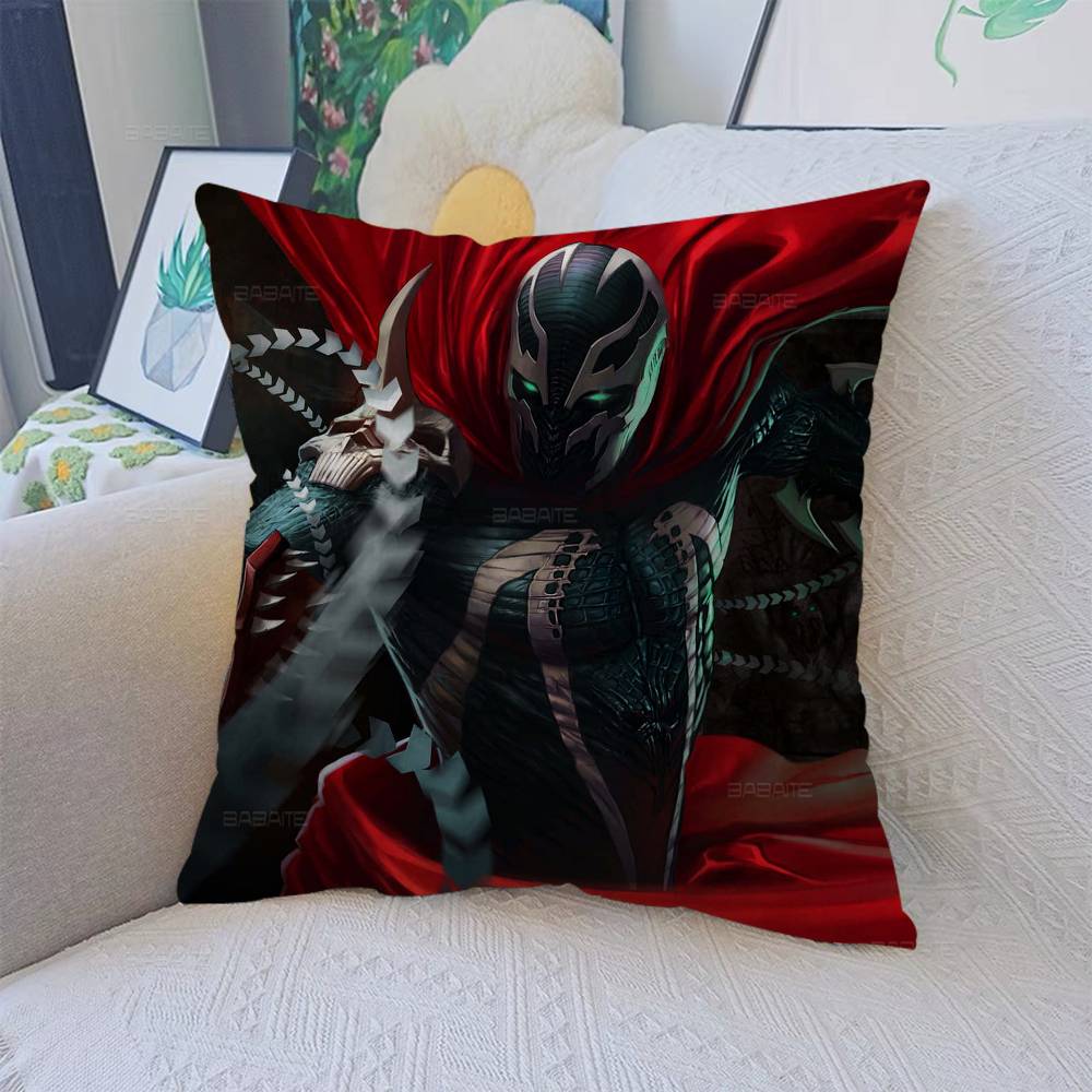 Horror Action Movie S-Spawn Cushion Cover Pillowcase Upholstery Sofa Throw Pillow Home Decor Pillowcas