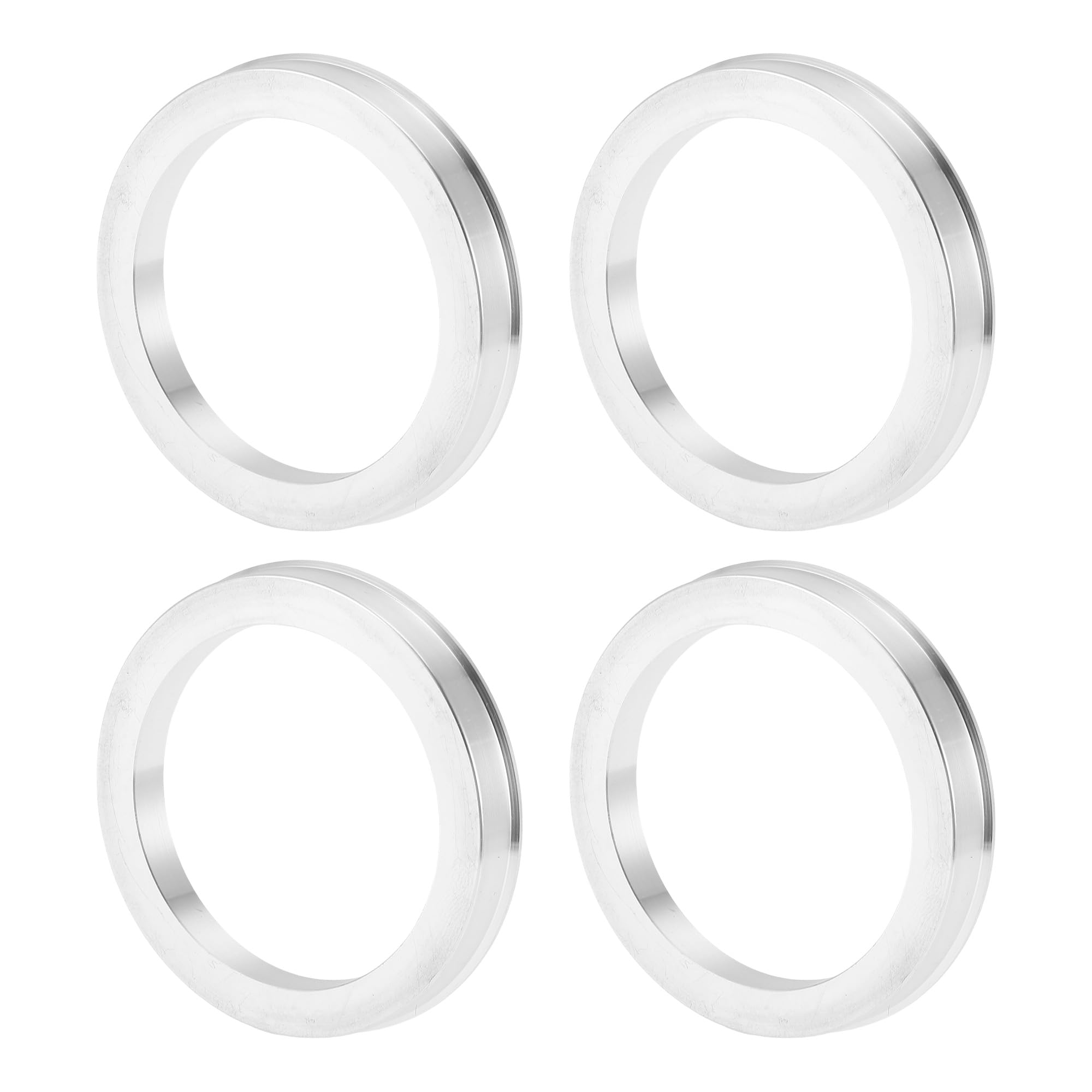 

Центрирующее кольцо ступицы колеса INFINAUTO с внешним диаметром 72,1 мм и внутренним диаметром 56,1 мм, амортизирующее кольцо ступицы из алюминиевого сплава, серебристый тон, прочное