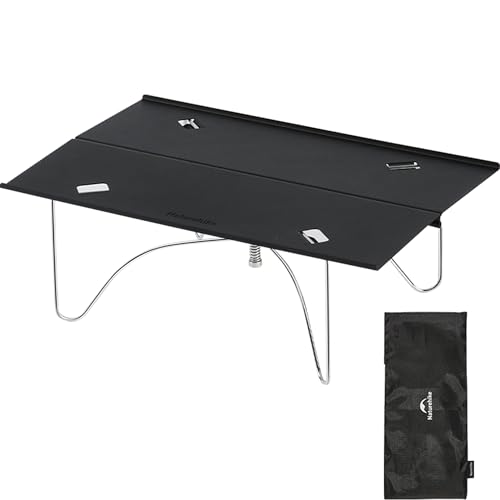 

Naturehike Mini Folding Table, Ultra-Lightweight (300g), 30kg Weight Capacity, Portable, X-Shaped Stable Structure, No Assembly Required, Compact, Dir