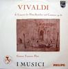 LP Record VIVALDI  I MUSICI GASTONE TASSINA  6 Concerti Fr Flte Streicher Und A00479L Germany Classical Used