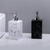 Soap Dispenser Bottle European Marble Pattern Liquid Pump Bottles Leakproof Travel Size