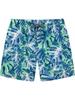 European And American Loose Casual Hawaiian Flower Shorts Men'S Summer Youth Floral Ice Silk Vacation Seaside Beach Pants