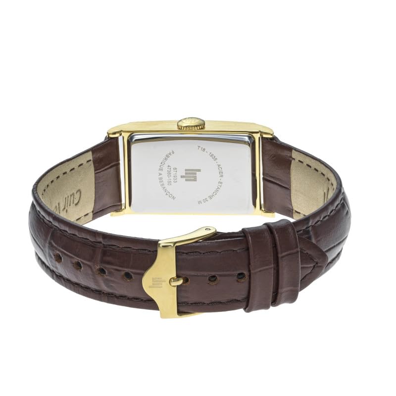 Authorized Retailer Lip Watch Unisex T18 Churchill 671933 Brown Cowhide Leather Watch [LIP] Men's [CHURCHILL]