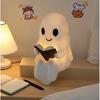 Cute Halloween Ghost Night Light Book Reader