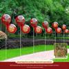 Outdoor Wedding Aisle Balloons - Double Happiness Yard Decorations