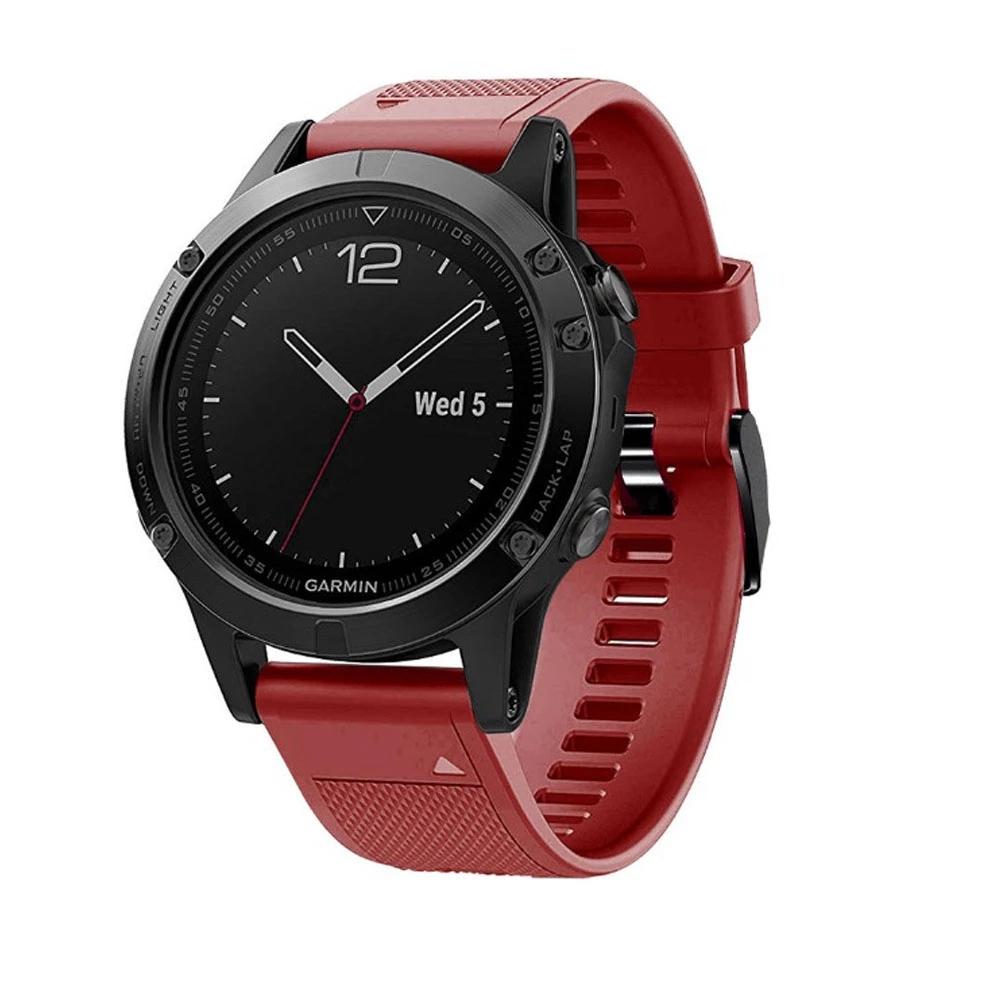 Silicone Strap Watch Band For Garmin Fenix 7S 7X 7 6S 6X 5 5S 5X 5 Plus 3 HR Quick Release Watchband 20 22 26mm Smart Watchbands