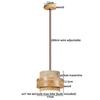 IWHD Wabi Sabi Stil LED Pendelleuchte Möbel Wohnzimmer Schlafzimmer Zubehör Gelber Travertin Hängeleuchte Hängeleuchte
