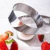 Stainless Steels Cake Rings Mousse Cake Baking Mold Dessert Rings Pastry Mould X3UC