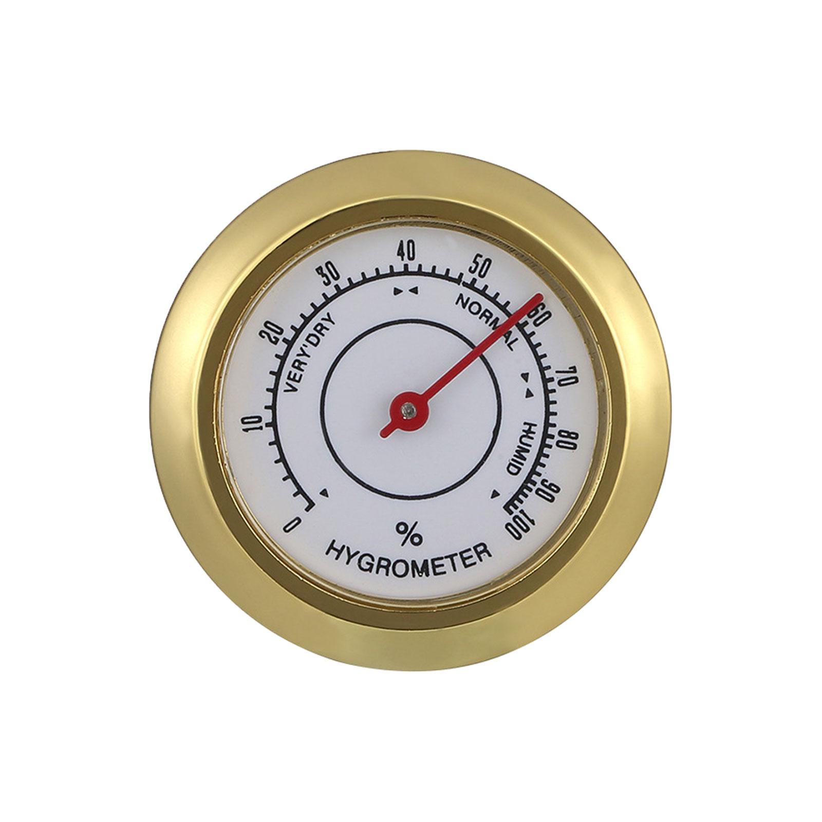 

Измеритель влажности сигар из нержавеющей стали, гигрометр, термометр, карманные сигареты, детектор влажности для домашних офисов B