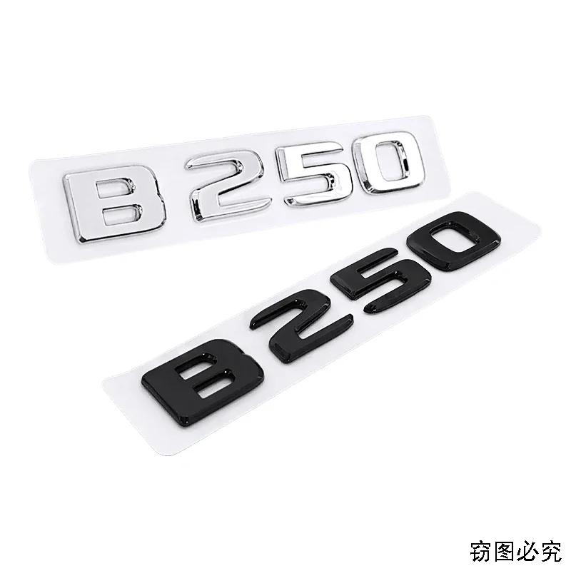 ABS Car Body Side Badge Letters Sticker Trunk Emblem for Mercedes O5 B180 B200 B220 B250 B260 Exterior Accessories YT5