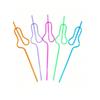 Bachelorette Party Decorative Straws Cartoon Art Shape Plastic Straws Reusable Plastic Drinking Straws Sweet Wedding Party
