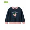 27home Small Children's Clothing Children's Fleece-Lined Sweater Girl Polar Fleece Pullover Autumn and Winter Baby Girl Strawberry Clothes