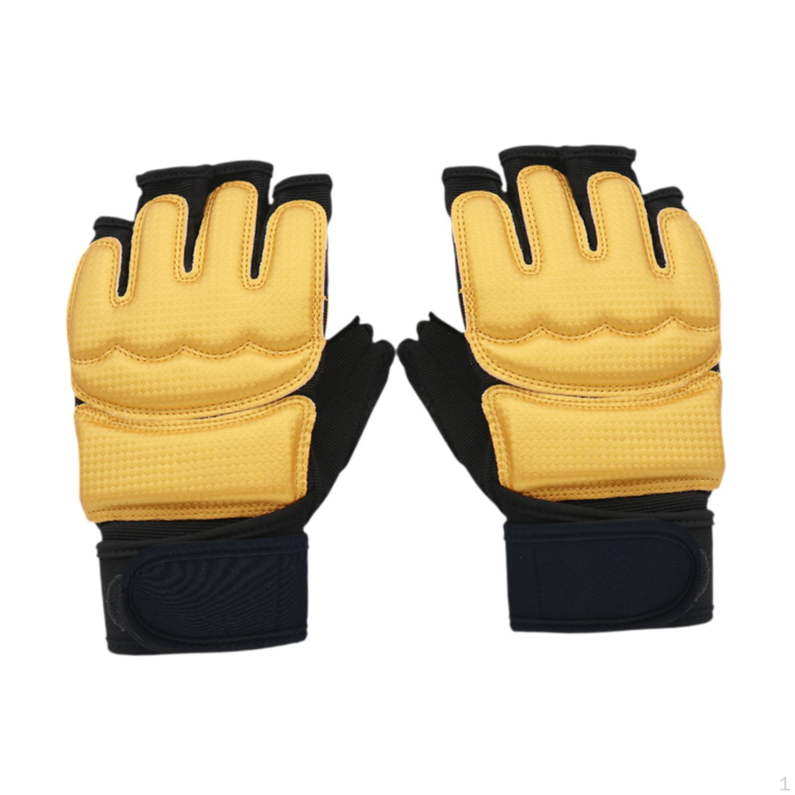 

Боксерские перчатки для спарринга с утолщенными пальцами из ЭВА и ПУ для мужчин и женщин, перчатки для ММА M