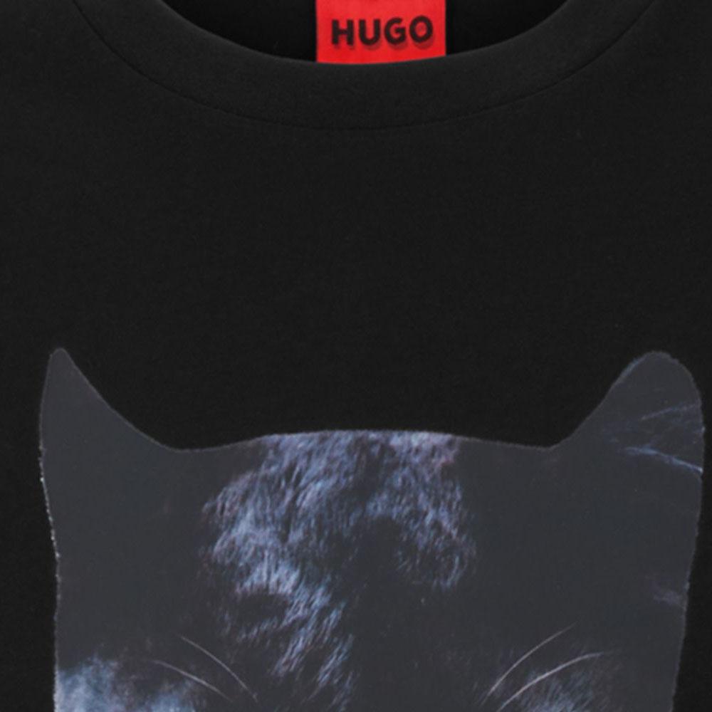 HUGO BOSS T-Shirts Men's Black Crew Neck Moderate 50484761-001