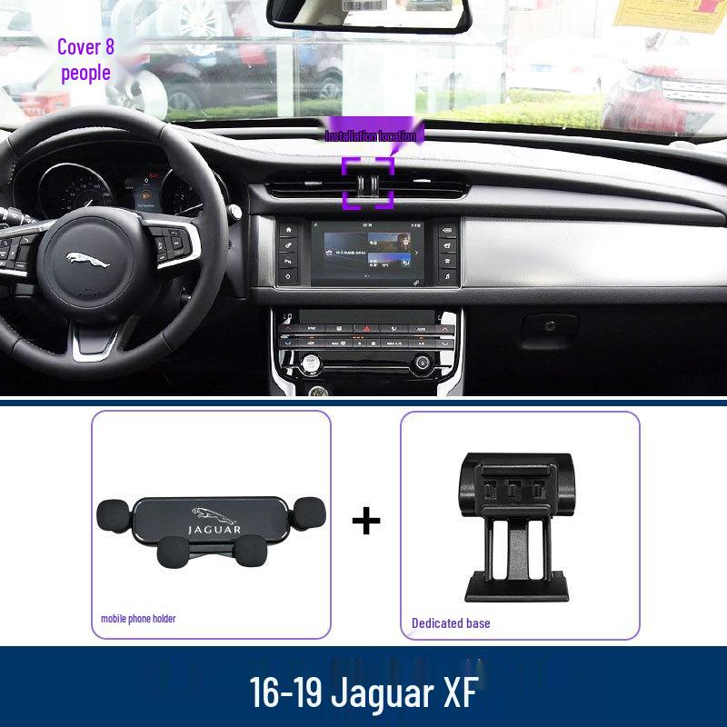 Jaguar XF (2016-2019) Air Vent Phone Holder with Navigation Bracket Jaguar XF (Imported)