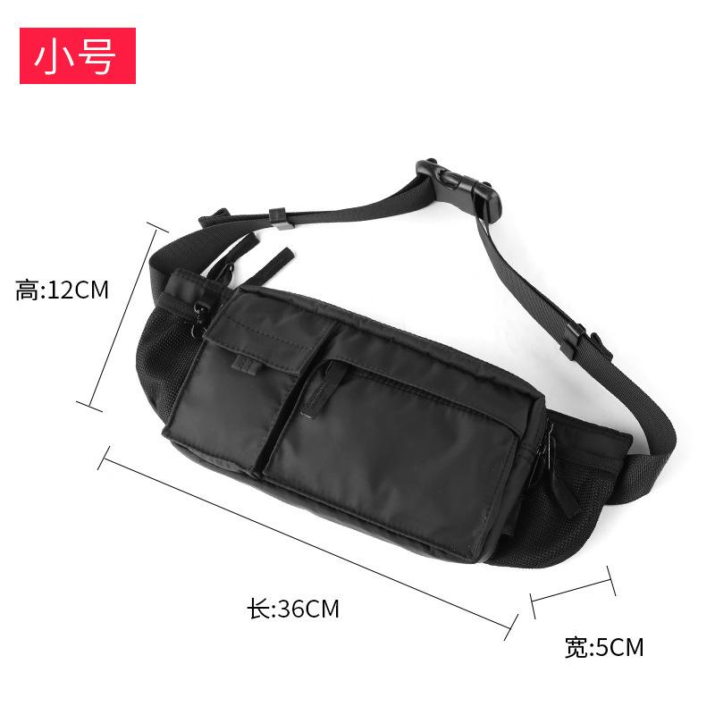 

Multifunction Waterproof Chest Bag Men Women Hip Hop Sport Techwear Style Fanny Pack Outdoor Casual Crossbody Bag чёрный