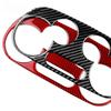 Real Soft Carbon Fiber Sticker For Fiat 500 Abarth 595 2012-2016 2017 2018 2019 2020 2021 2022 2024 Abarth 695 2017-2024 AC Trim.