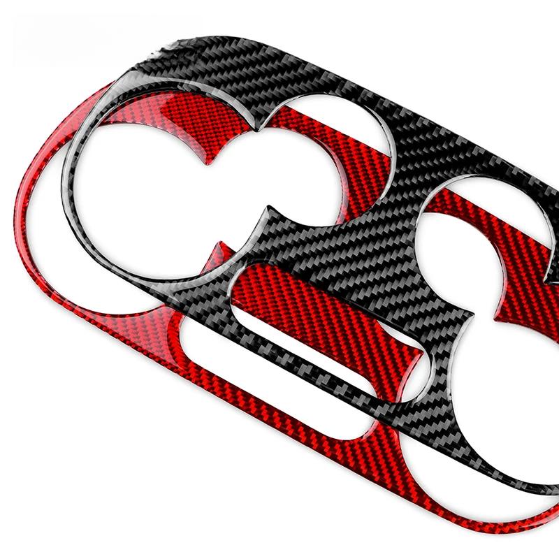 Real Soft Carbon Fiber Sticker For Fiat 500 Abarth 595 2012-2016 2017 2018 2019 2020 2021 2022 2024 Abarth 695 2017-2024 AC Trim.