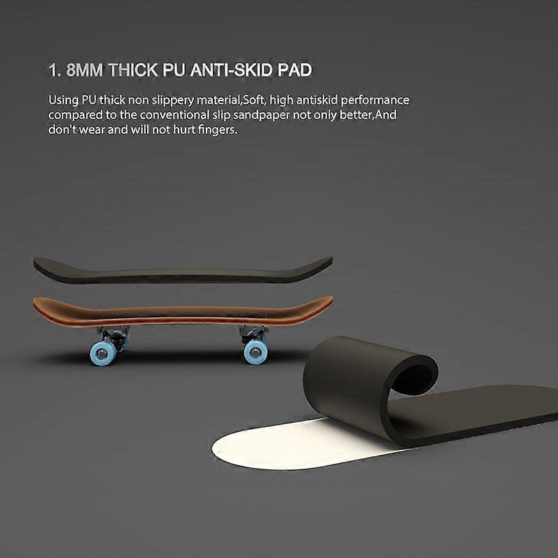 Five-Layer Maple Finger Skateboard Creative, Educational, Stress-Relieving Toy, Gift for Kids