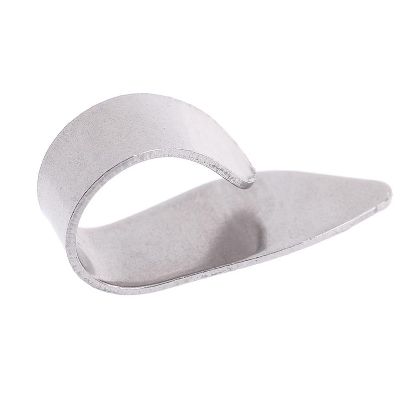 4Pcs Guitar Accessories Finger Picks Plectrums Metal Slide Tools