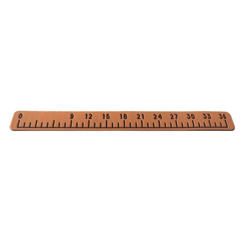 

Foams Fish Ruler Self-Adhesive Fishing Measuring Sticker Fish Ruler Fishing Measurement Tool for Sailboats Fishing Boats коричневий