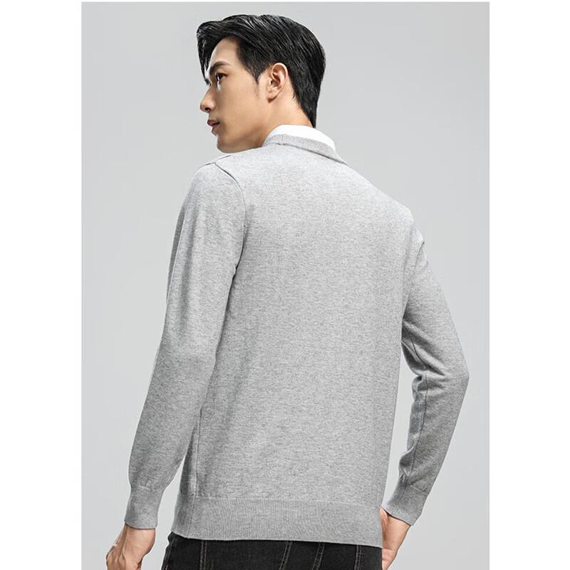 ROMON Men's Faux-Layer Knitted Sweater