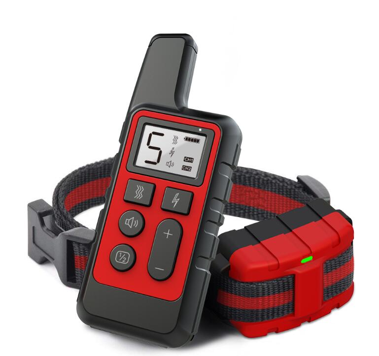 Pet Dog Training Collar Waterproof Remote Control Rechargeable LCD for Small Big Dogs Sound Anti-Bark Training Receiver