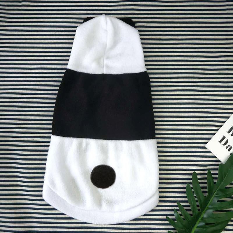 Cozy Panda Transformation Pet Clothing For Dogs And Cats In White
