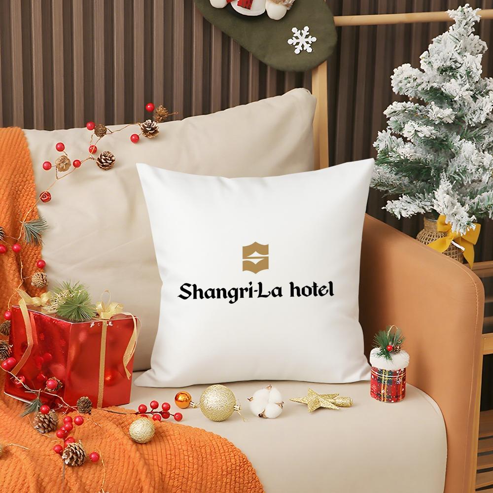 Shangri-La Hotels and Resort Наволочка Декоративная Подушка для Дивана в Гостиной Простая Домашняя Светлая Роскошь Печатная Подушка 30cmx30cm