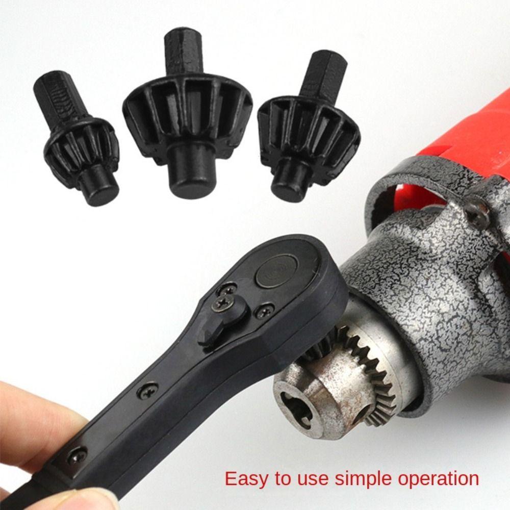45# steel Drill Chuck Key Ratchet Spanner Electric Accessory Electric Ratchet Wrench Spanner