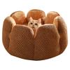 Cactus Flower Shape Dog Cat Bed Warm Cute Kitten Lounger Cushions Cat House Very Soft Small Dog Bed Washable Cats Beds