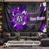 Austria Wien FC Personalized Tapestry Support Custom Name, Wall Art Home Decoration