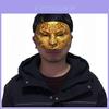 Stunning Chinese Style Half Face Mask For Adults In Elegant Silver And Gold Colors