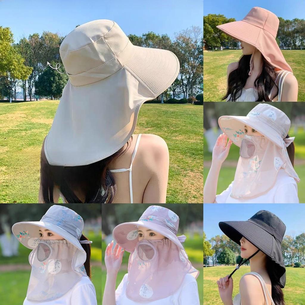 Sun Protection Wide Brim Hat For Women With Breathable Cotton Fabric For Outdoor Hiking Sunshade