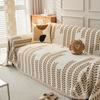 Nordic Style Chenille Sofa Towel Tassels Boho Geometric Patterns Sofa Cover for Living Room Casual Slip Covers Blankets For Beds