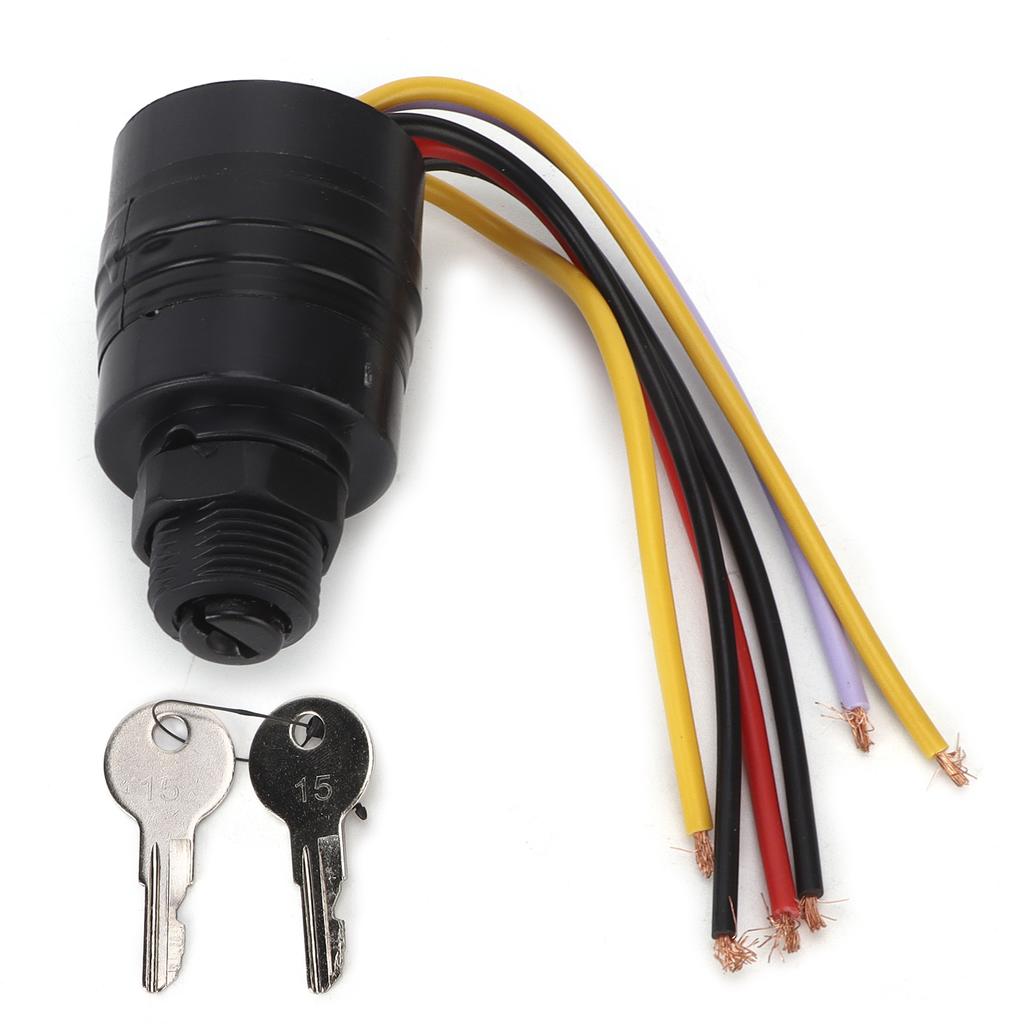 Ignition Key Switch 6 Wire MP41070‑2 17009A2 for Marine Boat Most Outboard Motors