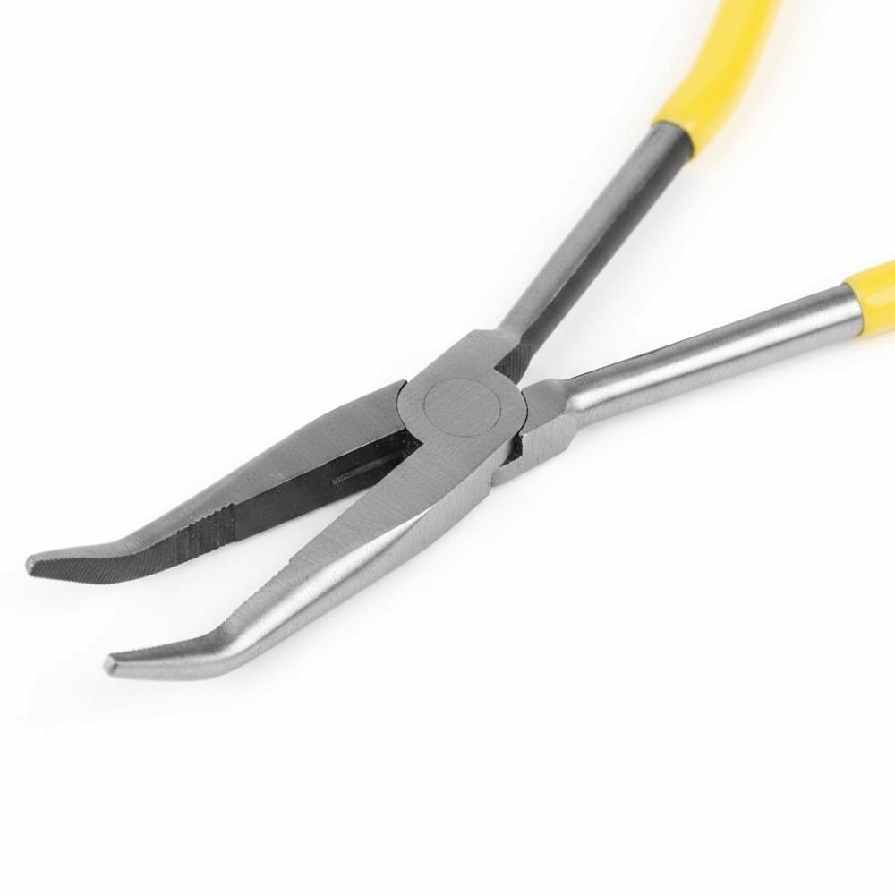 Extra Long Needle Nose Pliers 90 Degree Bent Bent Nose Pliers Long Nose Pliers  Vehicle Repairing 45 degrees