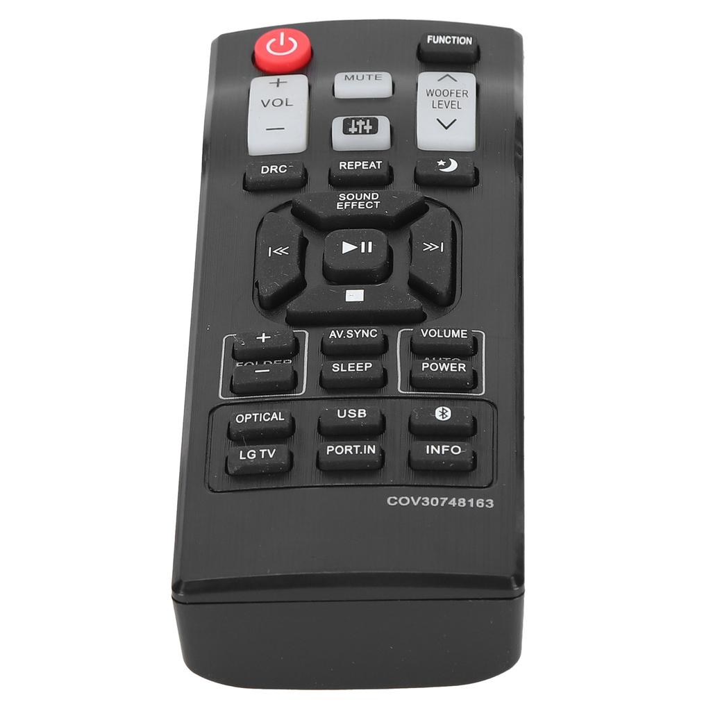 COV30748163 Remote Control ABS Black Soundbar Controller Parts Replacement for LG Soundbar