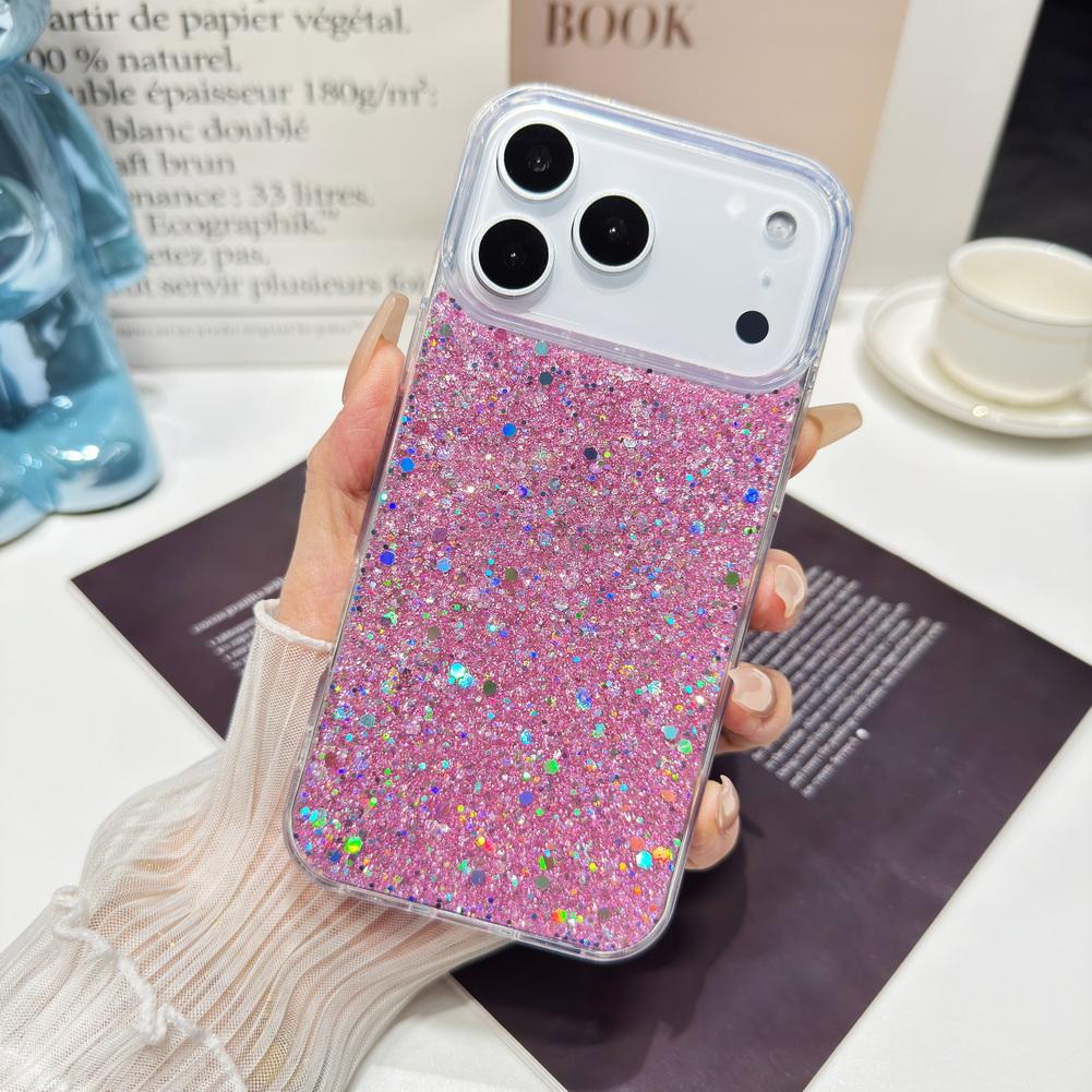 Sequin Glitter Case For iPhone 17 Pro Max 17 Pro Air 17e 16e 16 Pro 15 + 14 13 12 11 X XR Bling Glitter Sparkle Protective Cover