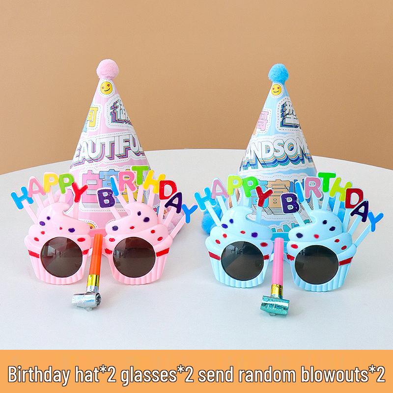 2025 Birthday Hat for Kids & Adults - First Birthday Party, Photo Props, Cake Hat
